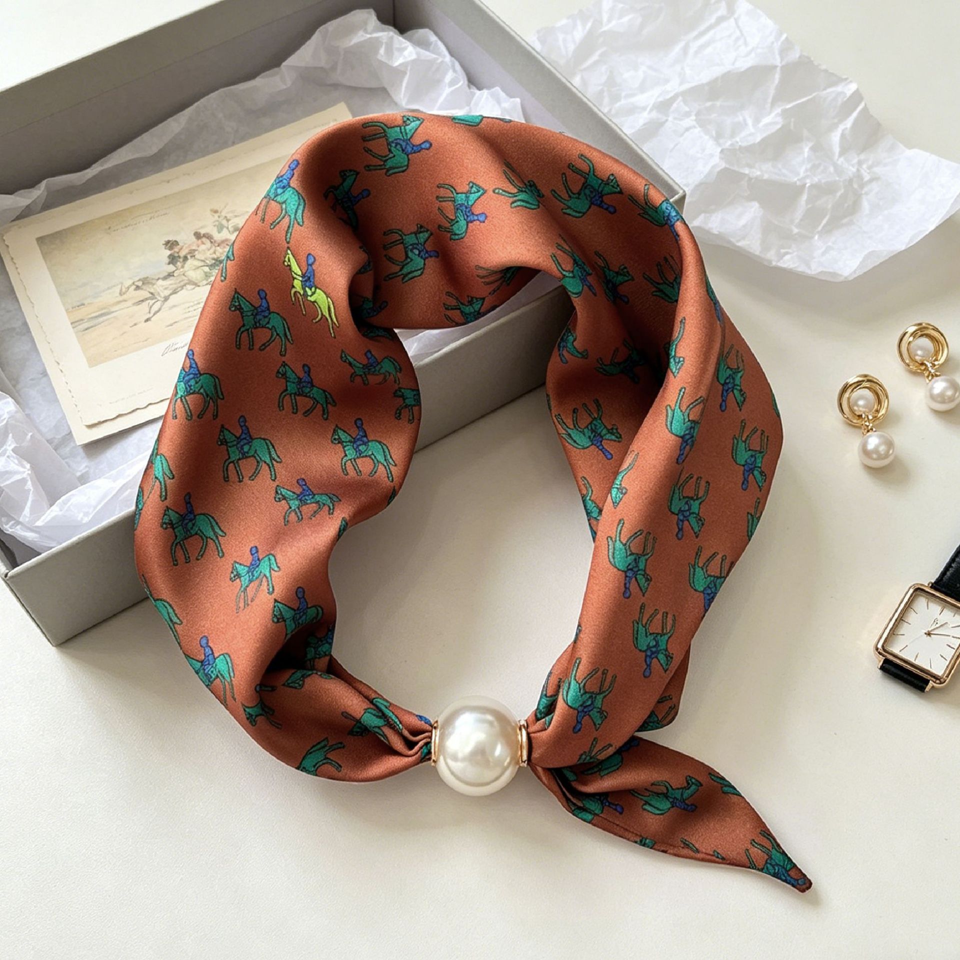 Syal Magnetik Mutiara Ksatria  - Face Scarf Mask ulasan dan harga
