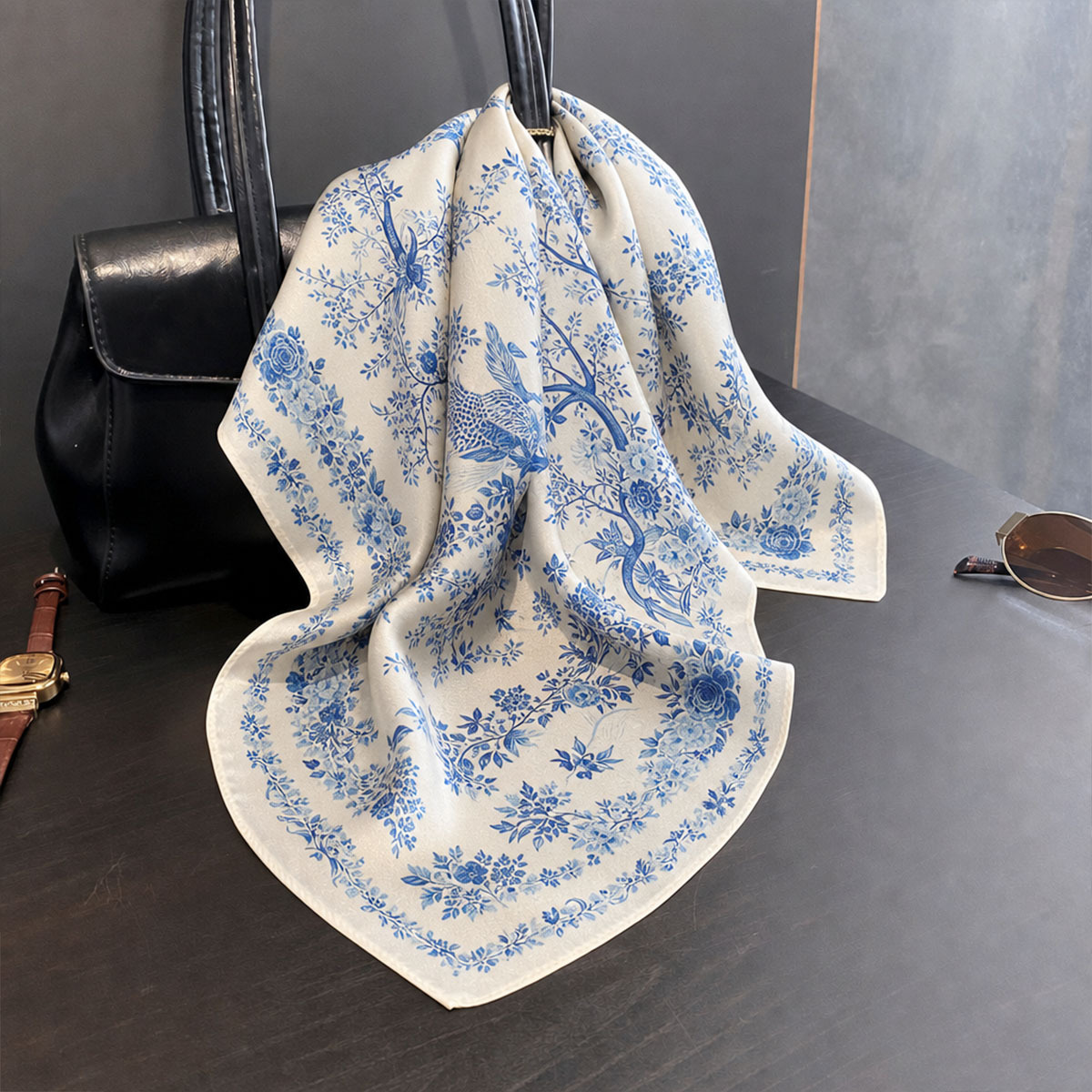 Syal Sutra Asli 100% untuk Wan - Scarf Silk Square ulasan dan harga