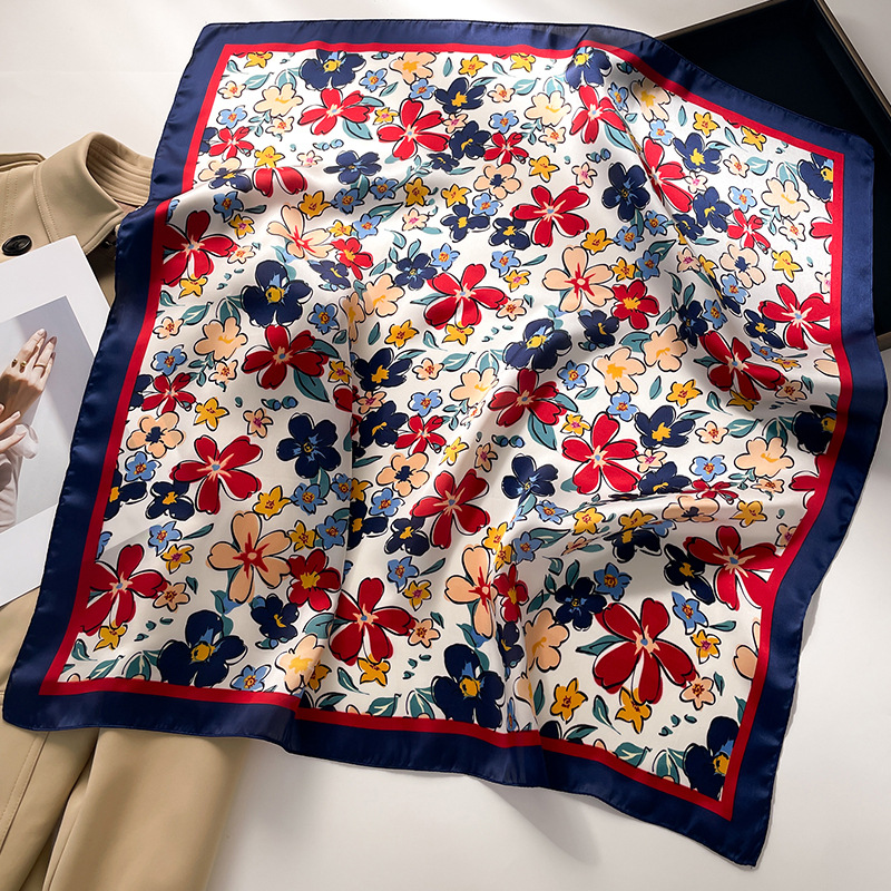 Syal Persegi Mewah Untuk Wanit - Scarf Silk Square ulasan dan harga