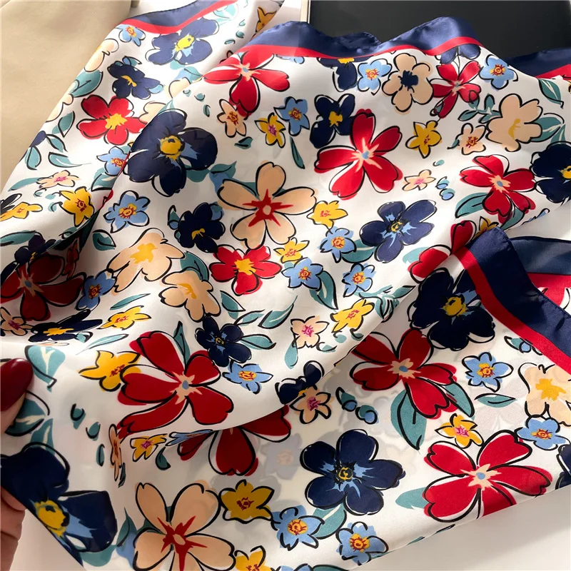 Syal Persegi Mewah Untuk Wanit - Scarf Silk Square ulasan dan harga