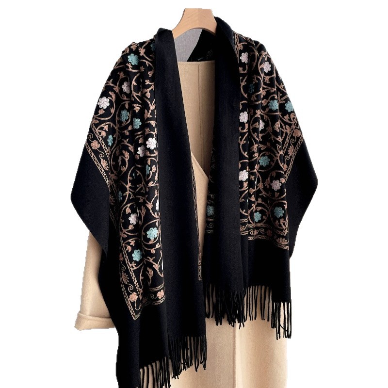 Selendang Kasmir Bordir Baru 2 - Woven Scarf Blanket ulasan dan harga