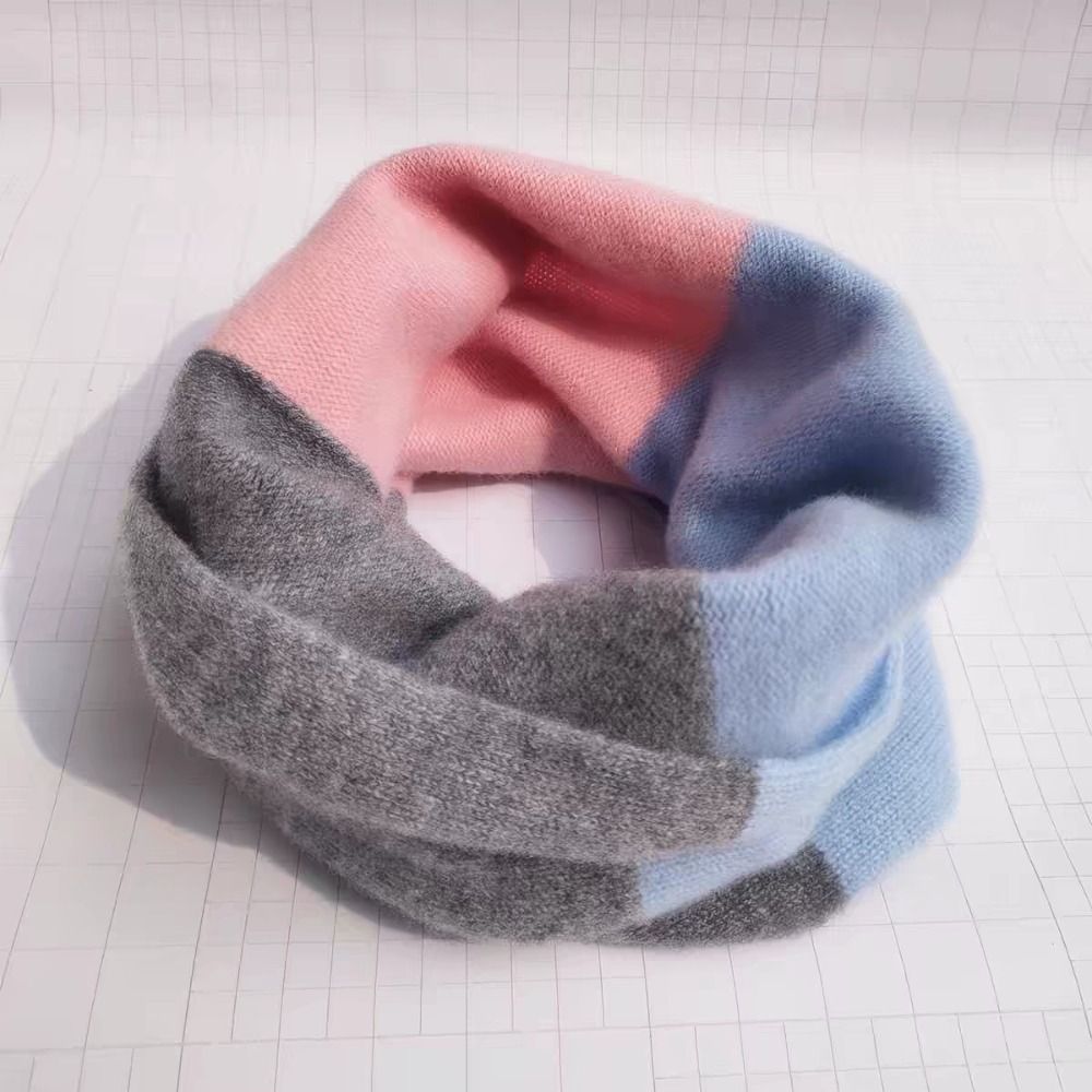 Syal Infinity Rajutan Warna-wa - Infinity Scarf Knit ulasan dan harga